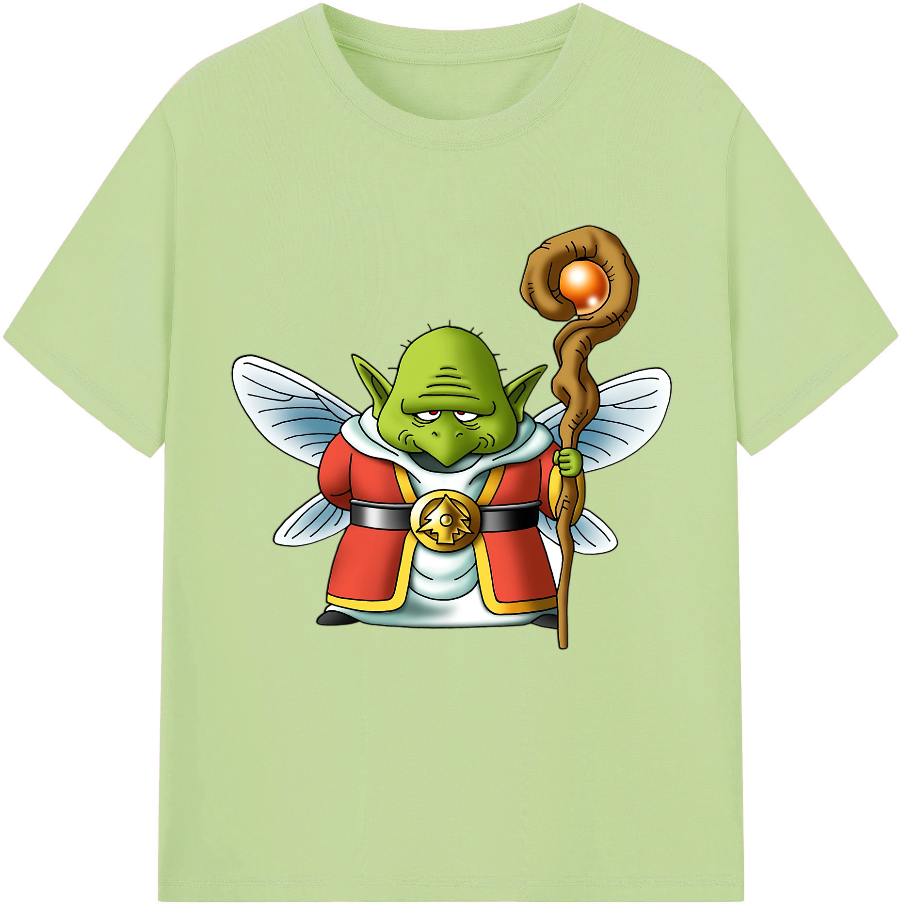 （画像用） ドラゴンクエスト Doragon Kuesuto Dragon Quest 綿100％半袖Tシャツ（フロントプリント）